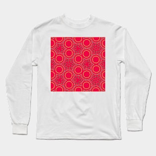 Letter L, the pattern 4 Long Sleeve T-Shirt